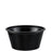 Dart 2 oz Plastic Soufflé Cup - Black (2,500/CS) - Paper Supplies Plus