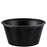 Dart 3.25 oz Plastic Soufflé Cup - Black (2,500/CS) - Paper Supplies Plus