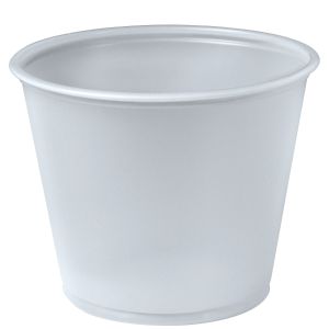 Dart 5.5oz Plastic Soufflé Cup - Translucent (2,500/CS) - Paper Supplies Plus