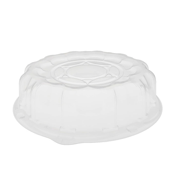Pactiv P9812: Plastic Dome Lid for 12" SmartLock® Caterware® Trays, Clear, 50 ct.