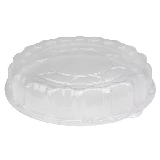 Pactiv P9818: Plastic Dome Lid for 18" SmartLock® Caterware® Trays, Clear, 50 ct.