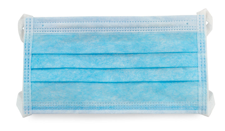 Blue Procedural Face Mask (RS-700E)- 50 PACK - Paper Supplies Plus