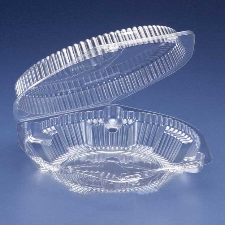 SLP108 8" Pie Hinged Container (200/CS) - Paper Supplies Plus