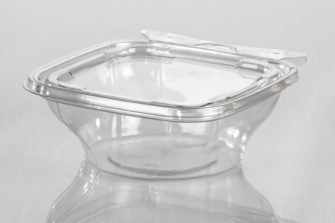 8 oz. Square to Round Tamper Resistant Container (300 Per Case)