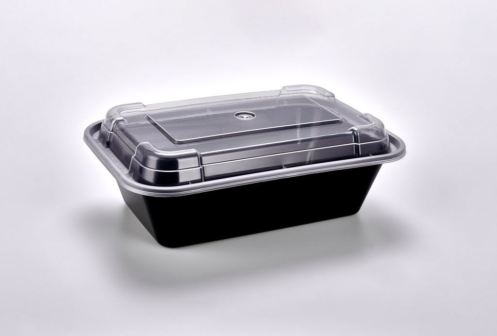 Eco-Products 24 oz. Rectangular Deli Container w/ Hinged Lid