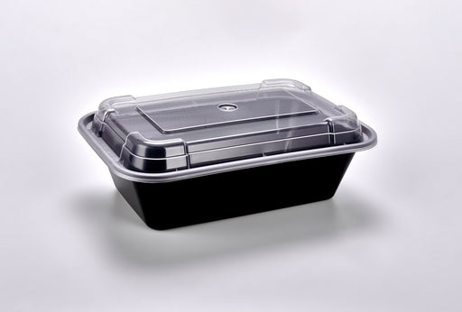 8 oz. Round Microwaveable Deli Container Combo Set (Clear) 48/PK –