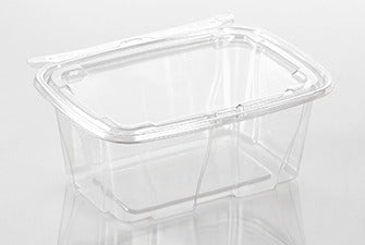 32oz Rectangular Tamper-Evident Container (240 Per Case)