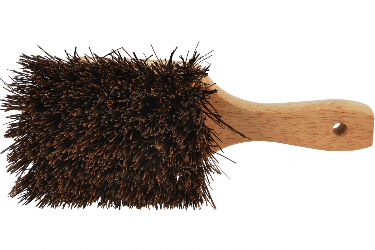 8 Inch Wood Utility Brush with Palmyra Bristles - Paper Supplies Plus