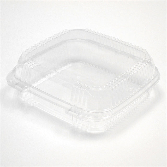 PACTIV CI81120 SMARTLOCK 8" HINGE CONTAINER -CLEAR (200/CS) - Paper Supplies Plus