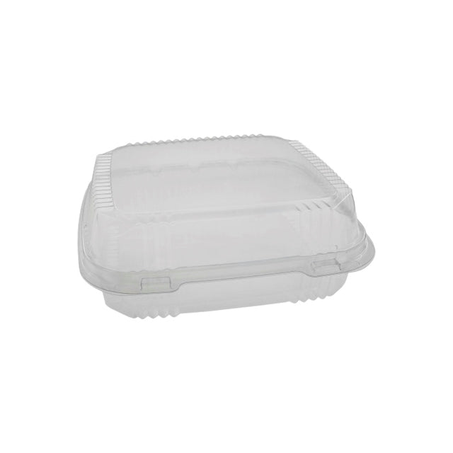 PACTIV CI81120 SMARTLOCK 8" HINGE CONTAINER -CLEAR (200/CS) - Paper Supplies Plus