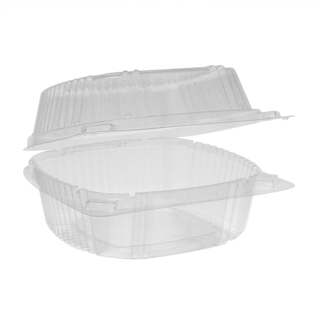 PACTIV CI81160 SMARTLOCK 6" HINGE CONTAINER -CLEAR (500/CS)