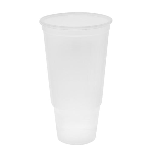 PACTIV YPPM44N: 44 oz. Plastic "R" Size Motor Cold Cup, Clear (270 Cups Per Case)