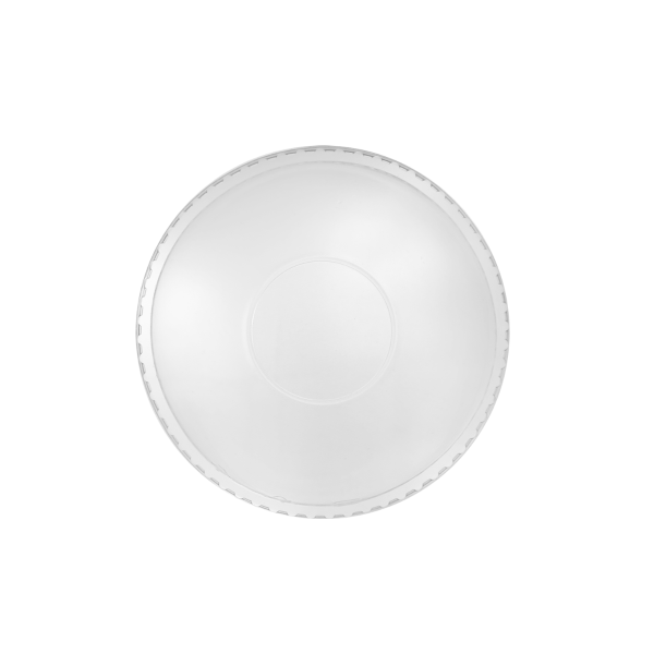 Karat 92mm PET Plastic Dome Lids - No Hole - 1,000 ct