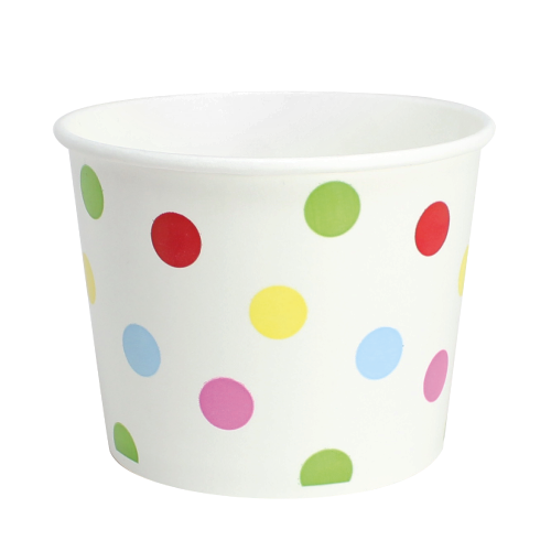 Karat 16oz Food Containers - Dots (112mm) - 1,000 ct