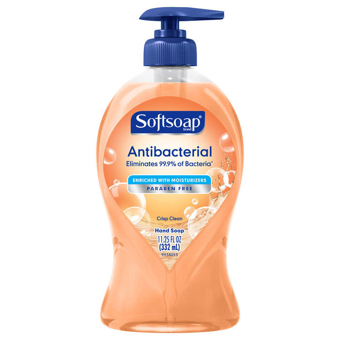 Softsoap Antibacterial Liquid Hand Soap, Crisp Clean (6-PACK)- FREE SHIPPING