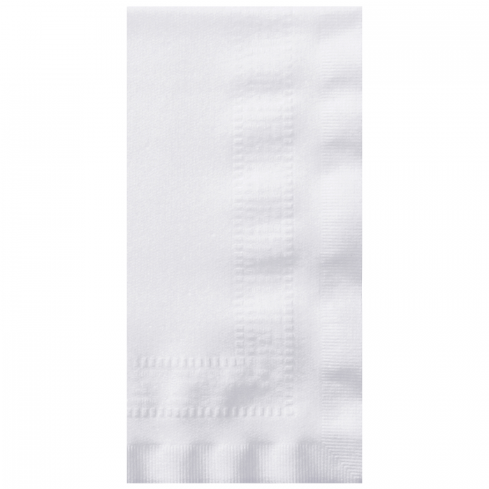 White Linen-Like® Dinner Napkins - Paper Supplies Plus