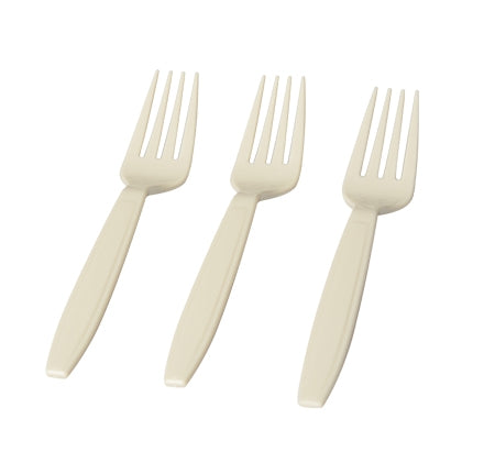 Extra Heavy Weight Forks (White, Black, Clear, & Bone) (1000/CS) - Paper Supplies Plus