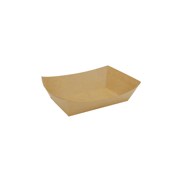 2.0 lb Food Tray - Kraft - 1,000 Trays Per Case