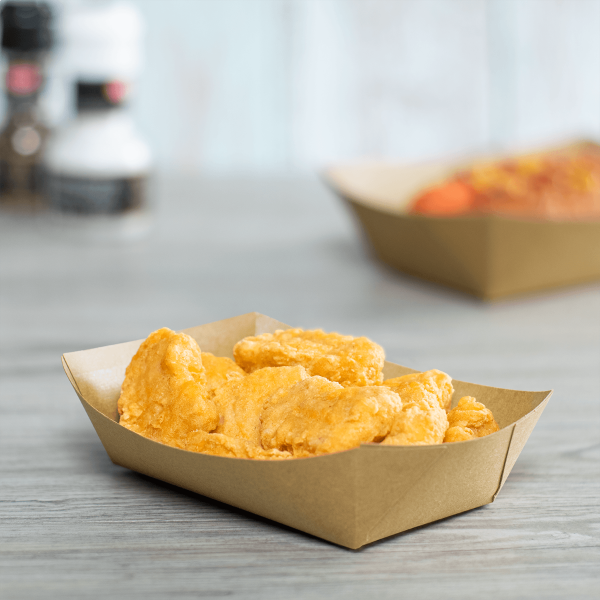 2.0 lb Food Tray - Kraft - 1,000 Trays Per Case