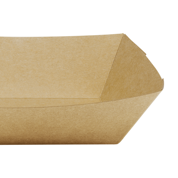 3.0 lb Food Tray - Kraft - 500 Trays Per Case