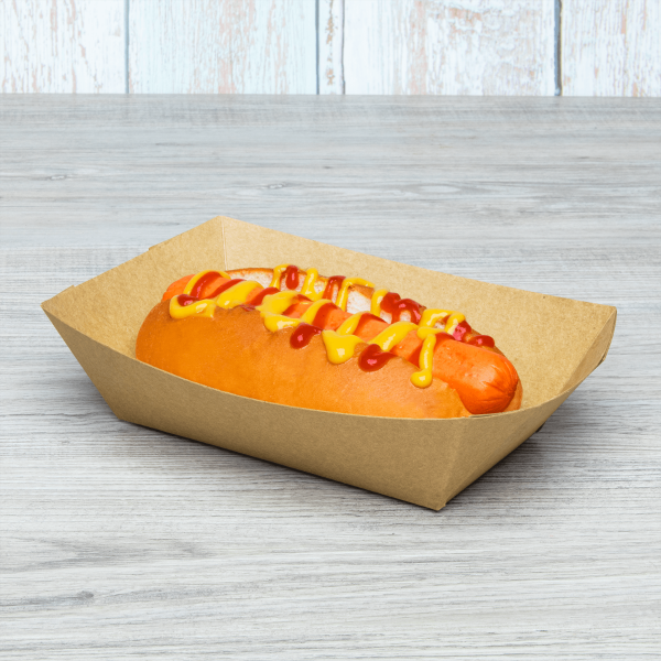 3.0 lb Food Tray - Kraft - 500 Trays Per Case