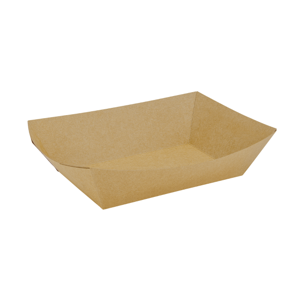 5.0 lb Food Tray - Kraft - 500 Trays Per Case