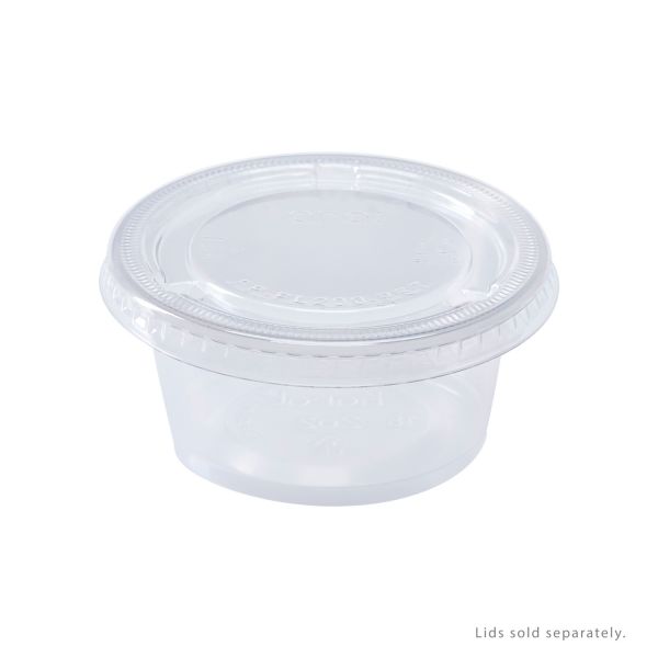 Karat 2 oz PP Plastic Portion Cups - Clear - 2,500 Cups