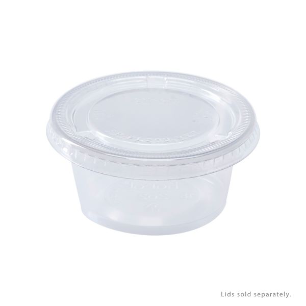 Karat 2 oz PP Plastic Portion Cups - Clear - 2,500 Cups