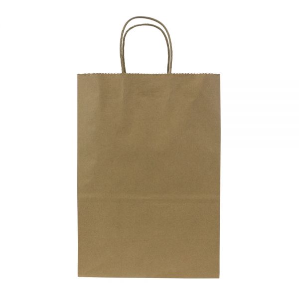 Karat Laguna (Medium) Paper Shopping Bags - Kraft - 250 Bags