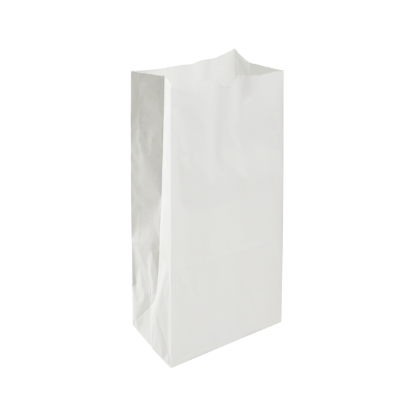 Karat 6lb Paper Bag - White - 2,000 Bags