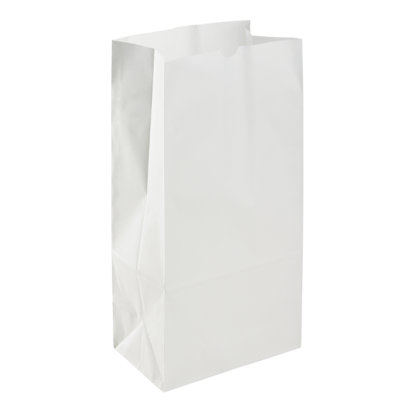Karat 8lb Paper Bag - White - 1,000 Bags
