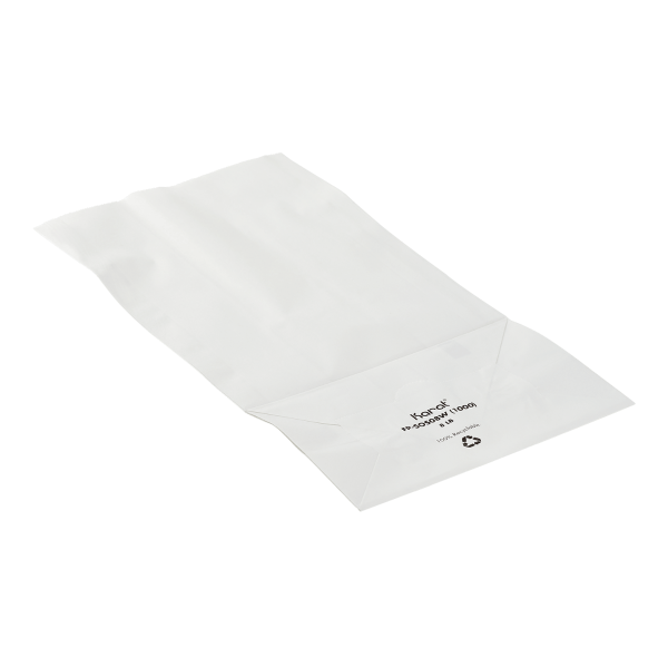 Karat 8lb Paper Bag - White - 1,000 Bags