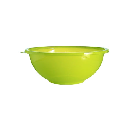24 oz. Salad Bowl-100/CS (Black, Clear, & Green) - Paper Supplies Plus