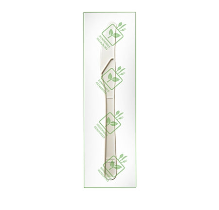 Individually Wrapped 6" Knife, PSM (PLANT STARCH MATERIAL) (750/CASE)