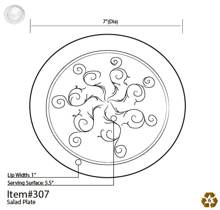 7" Clear Plates (Savi Serve Collection)-240/CS - Paper Supplies Plus