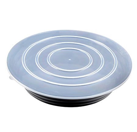 9" ROUND FLAT LID, POLYPRO (50 PER CASE)