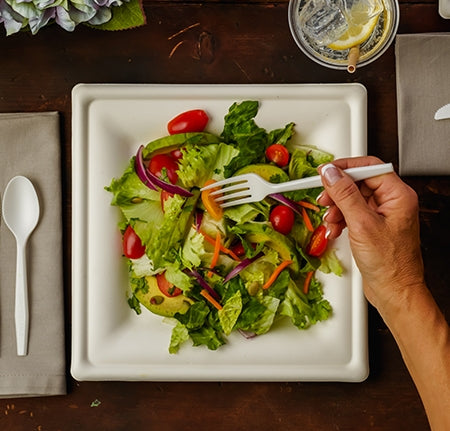 6.5" FORK CPLA (Compostable)- 1000/CS - Paper Supplies Plus