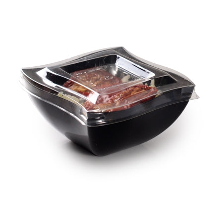 Dome Lid for the 8oz Wave-trends Square Bowl (100/CS)