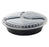 Fineline Settings 17CPRB33S3: 33 oz 3 Section Round Bowl W/Lid (150 Sets Per Case)