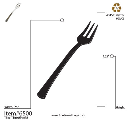 4" Tiny Disposable Dessert Forks – Mini Tasting Forks (960/Case)