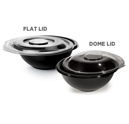 Fineline Settings 24 oz. PETE Flat Lid (Super Bowl Collection)-100 Lids
