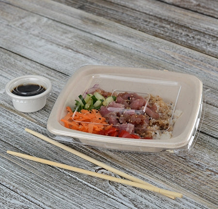 7" FLAT LID FOR SQUARE BOWLS (300/CS)