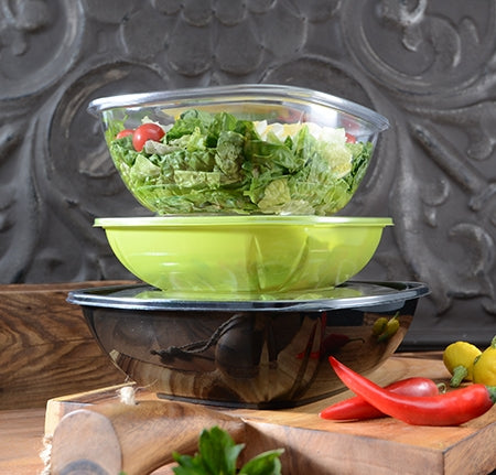 Fineline Settings 15816L-FL: Ex. Large 10.75" Flat Lid (Super Bowl Plus Collection)-50/CS