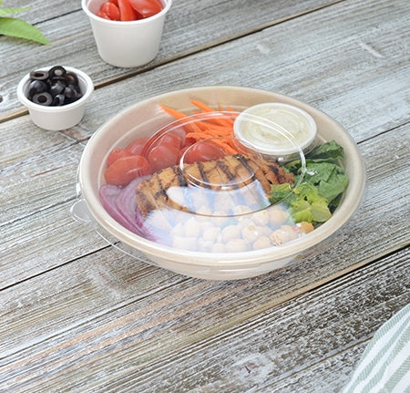 8" FLAT LID FOR ROUND BOWLS (300/CS)