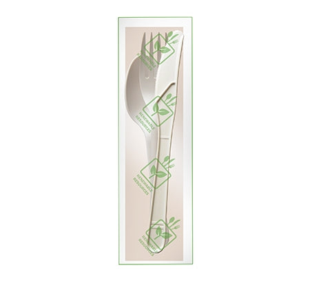 Wrapped Kit, Fork, Spoon, Knife - PSM w/Napkin (250 KITS)