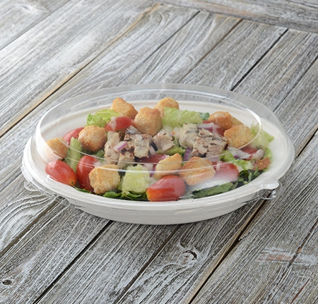 10" X 7.5" DOME LID FOR 32 OZ. OVAL BOWL (250 PER CASE)