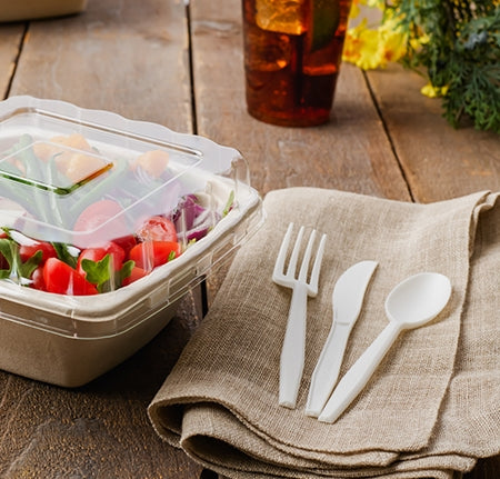 6.2" SPOON CPLA (Compostable)- 1000/CS - Paper Supplies Plus
