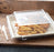C-Vented Lid For 10.25" Compostable Square Tray - 1.2" (200/Case)