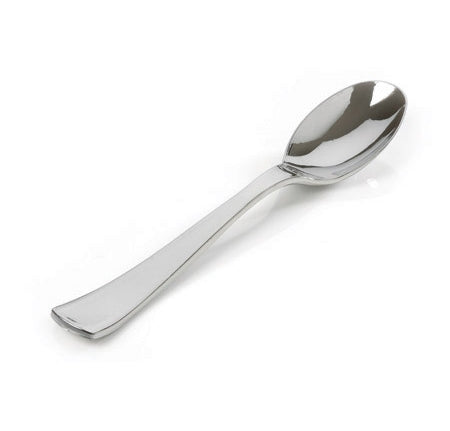 10" Silver Serving Spoons (60/CS) - Paper Supplies Plus