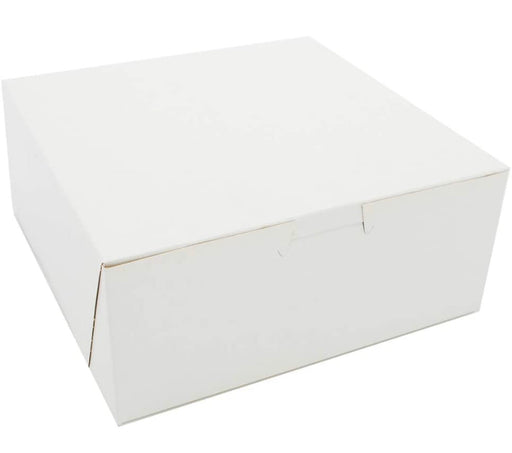 Southern Champion Tray Standard White Bakery Boxes 7X7X3, 250 Count